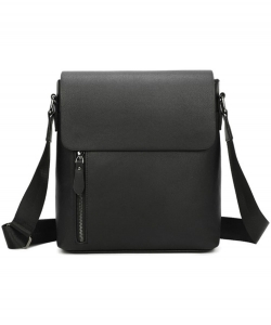 Flap Crossbody Bag NP2302 BLACK